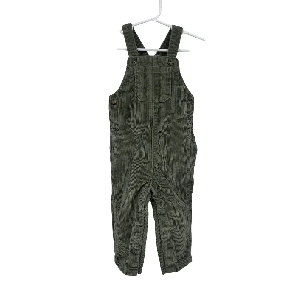 Overalls Bundle Baby 18M Blue Green Denim Corduroy Genuine Kids OshKosh Carters